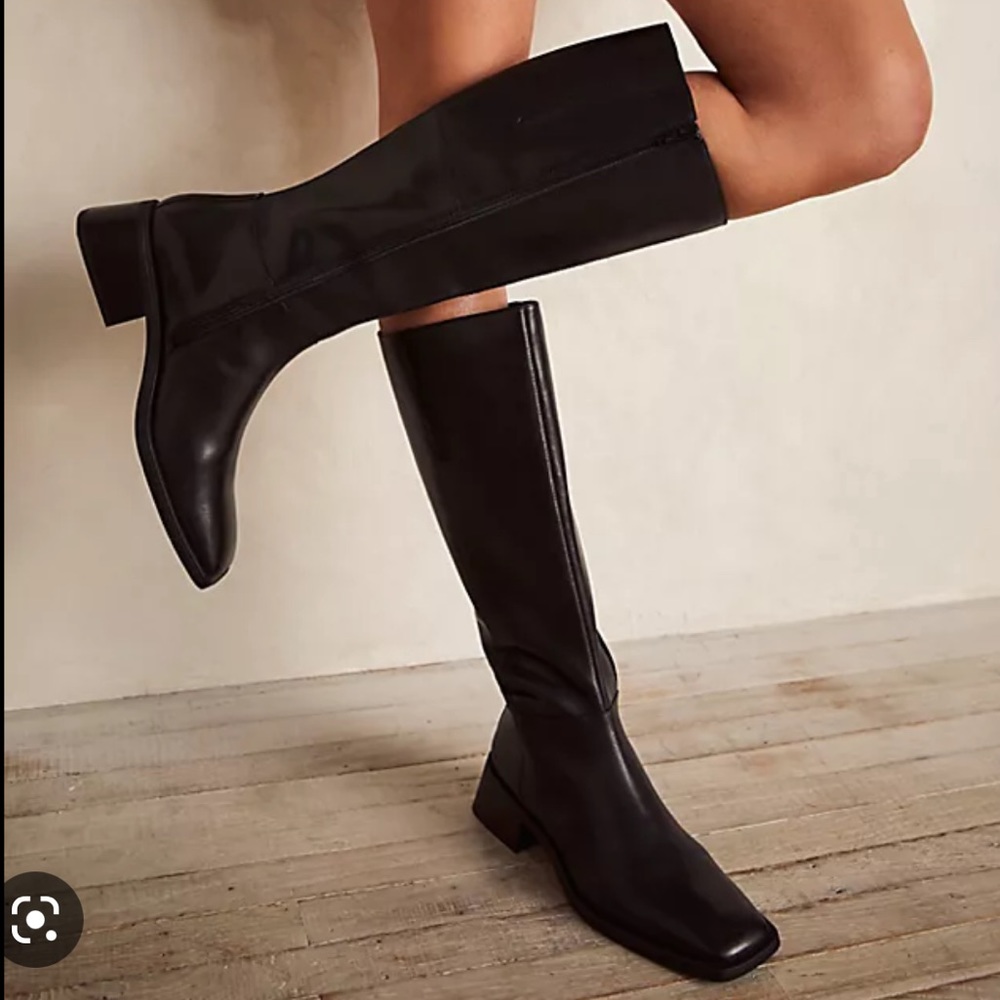 VAGABOND Blanca Knee High Boot, BLACK SIZE EU 38, US 8